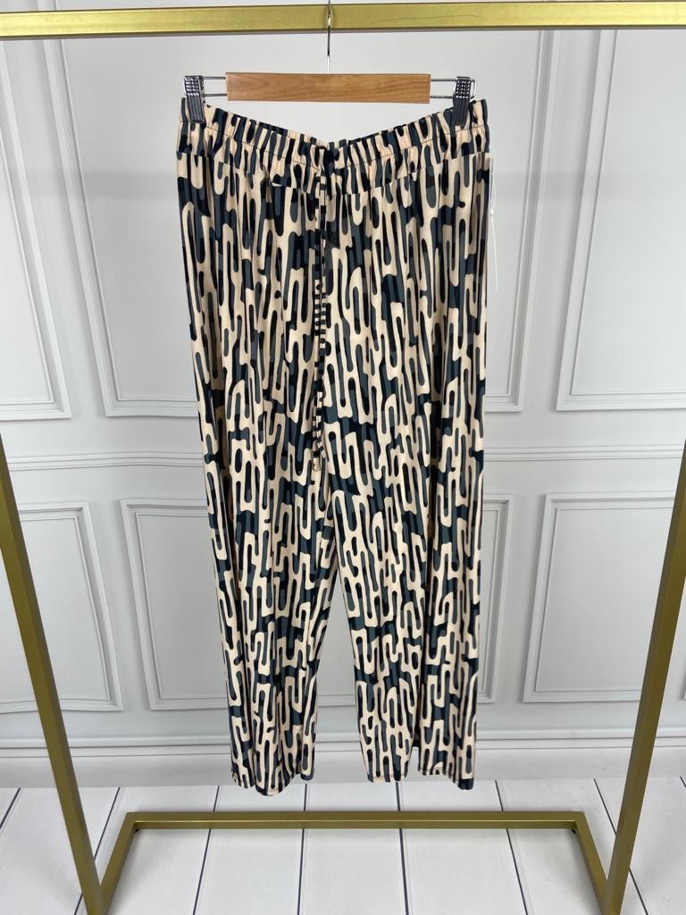 SPODNIE KULOTY PRINT 3876