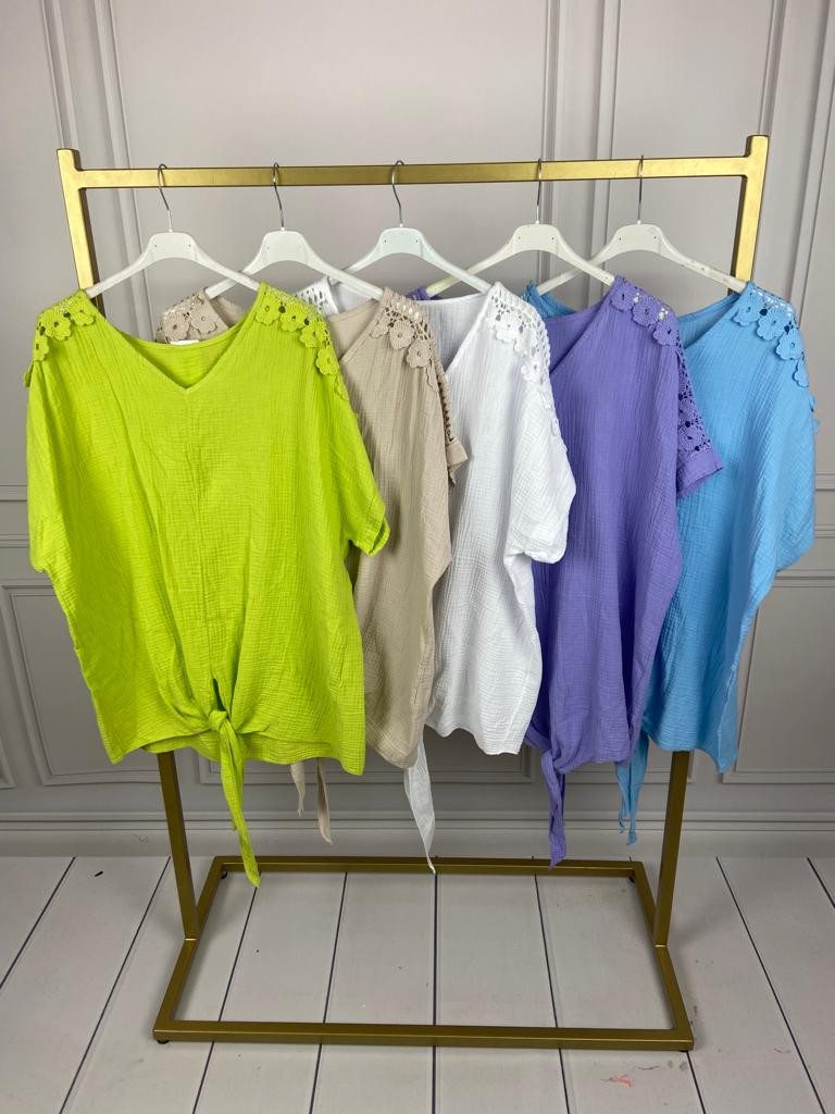 BLUZKA WIĄZANA 4107