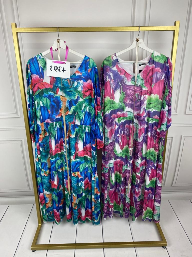 SUKIENKA KWIATY MAXI 4393
