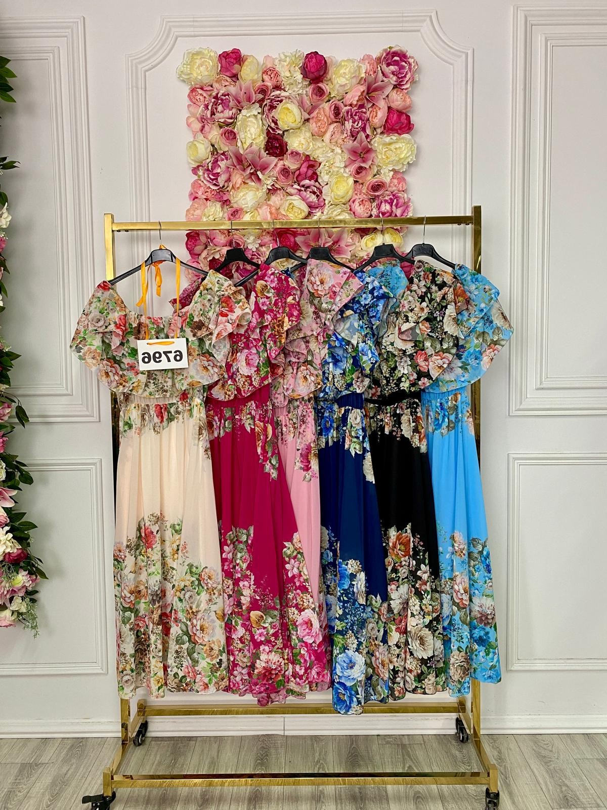 SUKIENKA HISZPANKA KWIATY 6796