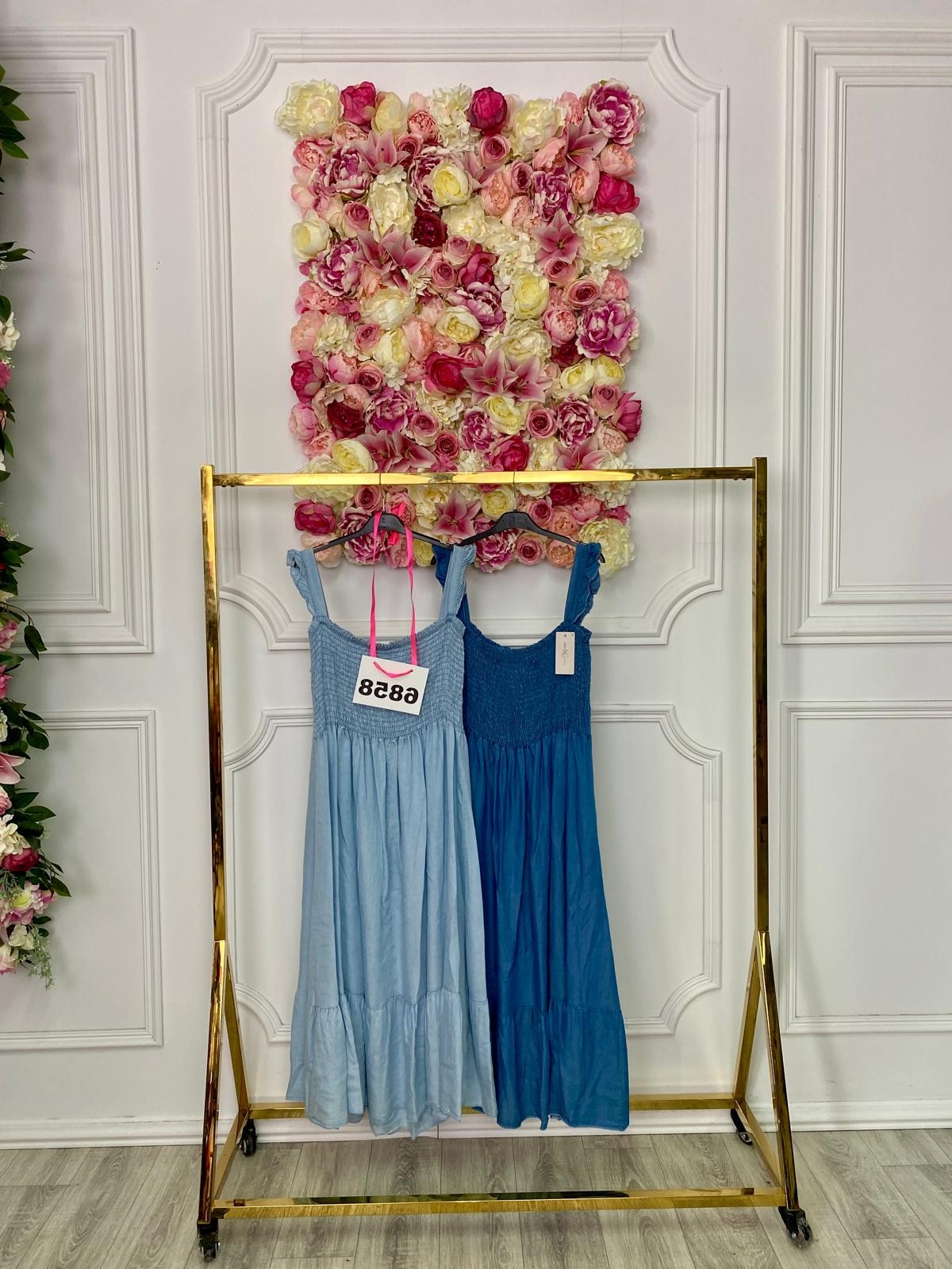 SUKIENKA JEANSOWA GUMKI 6858