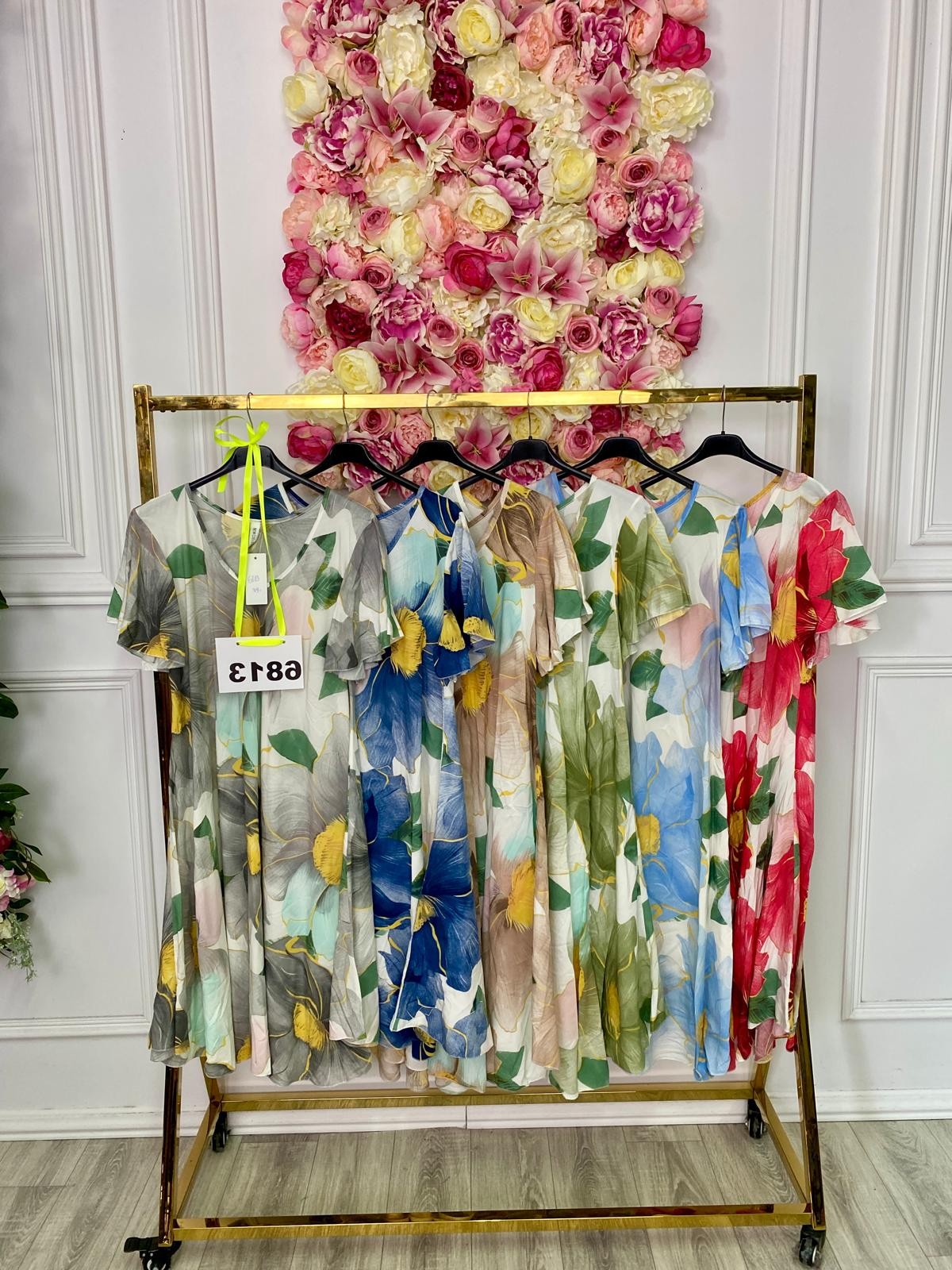 SUKIENKA FLOWERS 6813