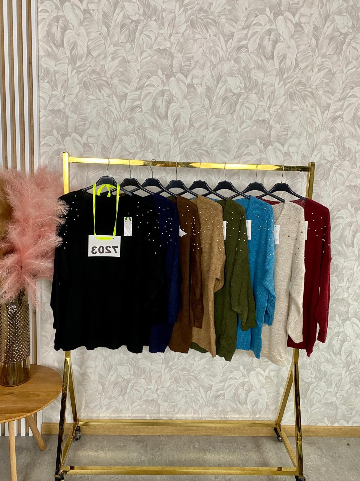 SWETER PEREŁKI 7203