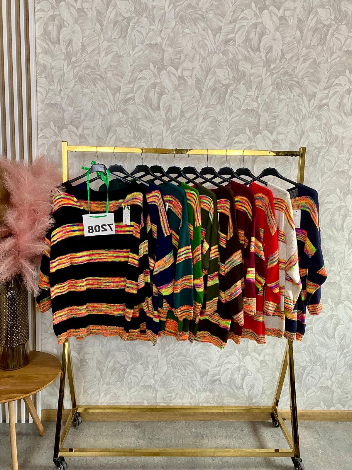 SWETER TĘCZA 7208
