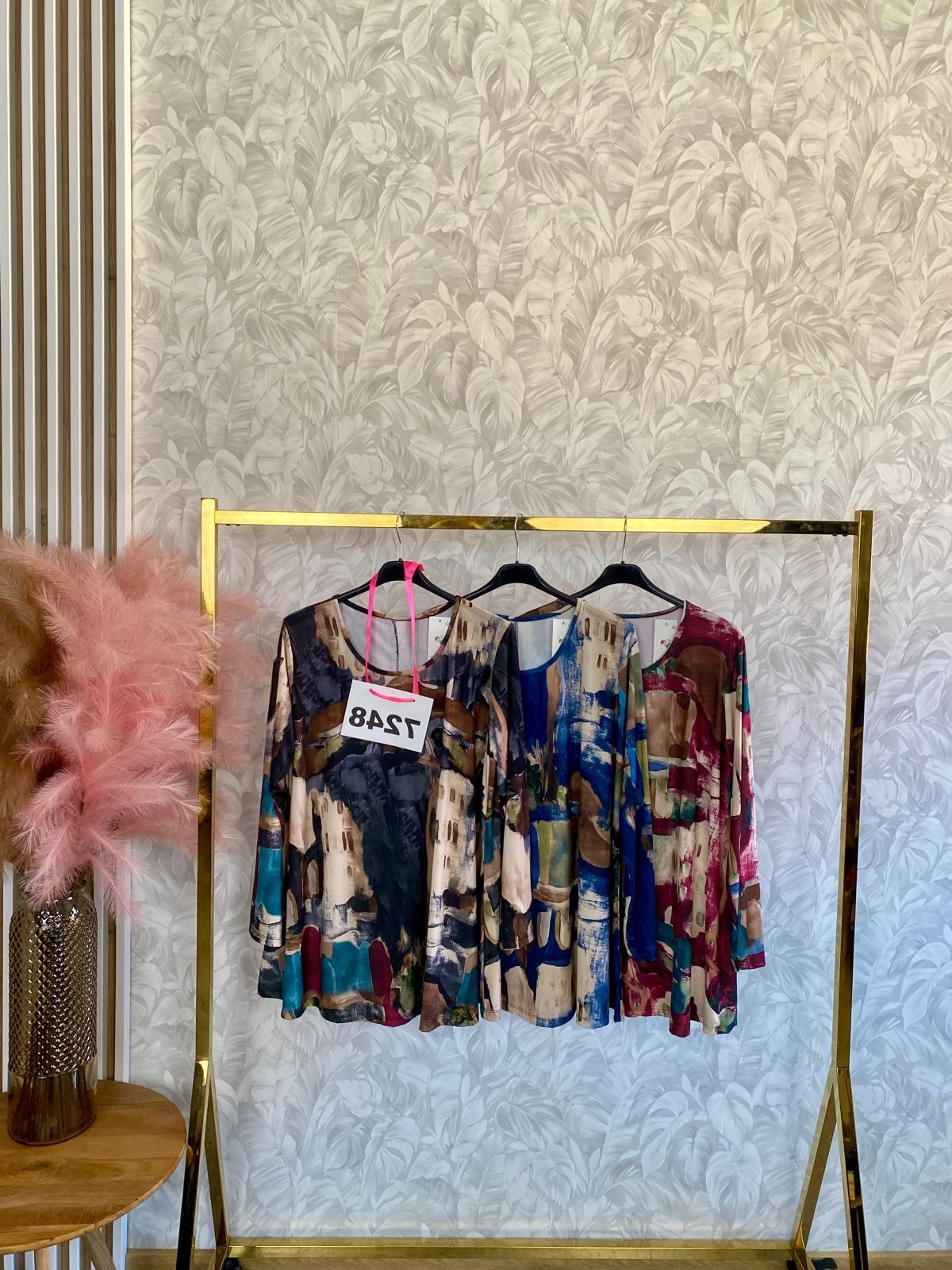 BLUZKA ŁODKA " AKWARELA" 7248