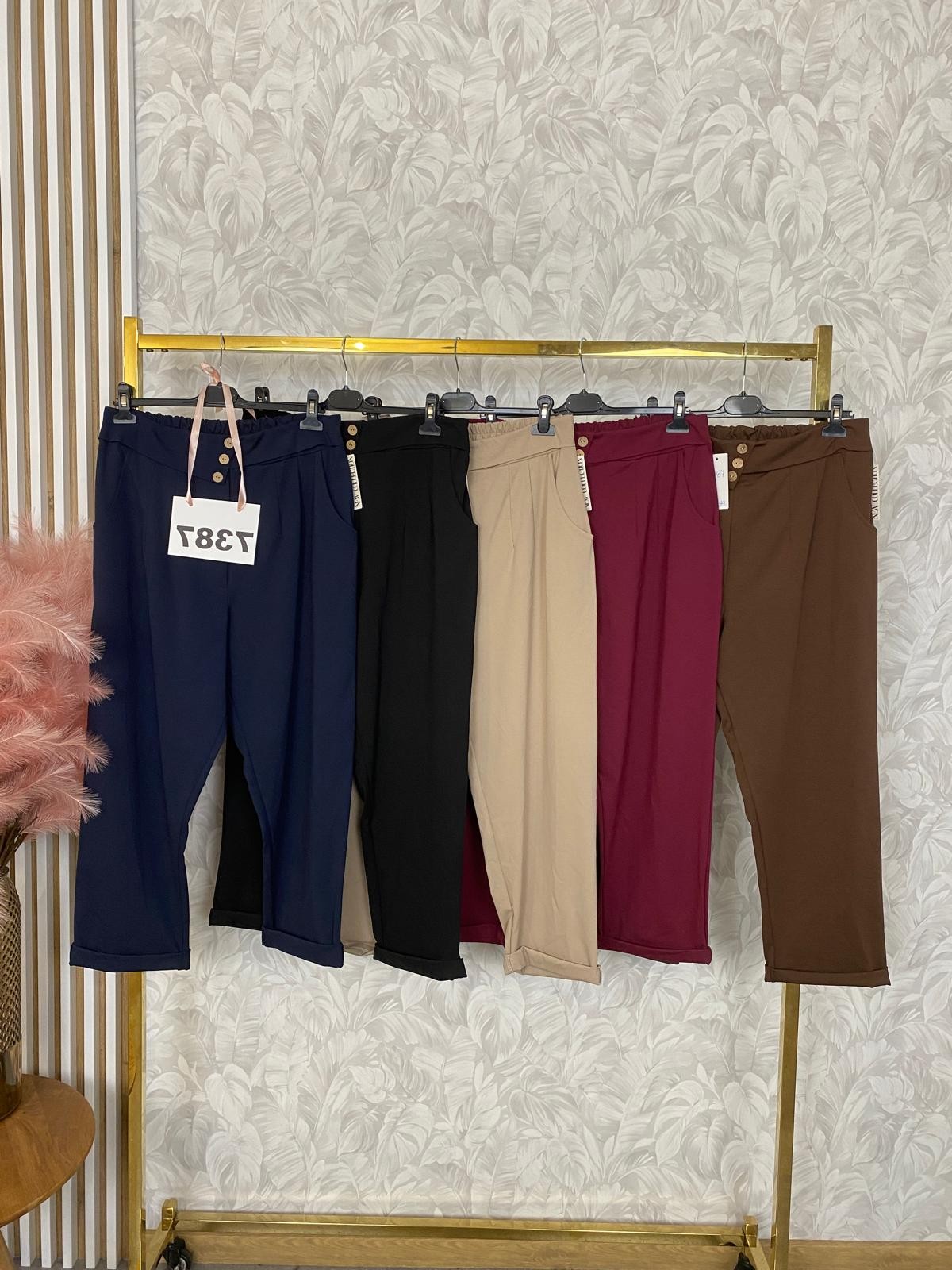 SPODNIE GUZICZKI 7387