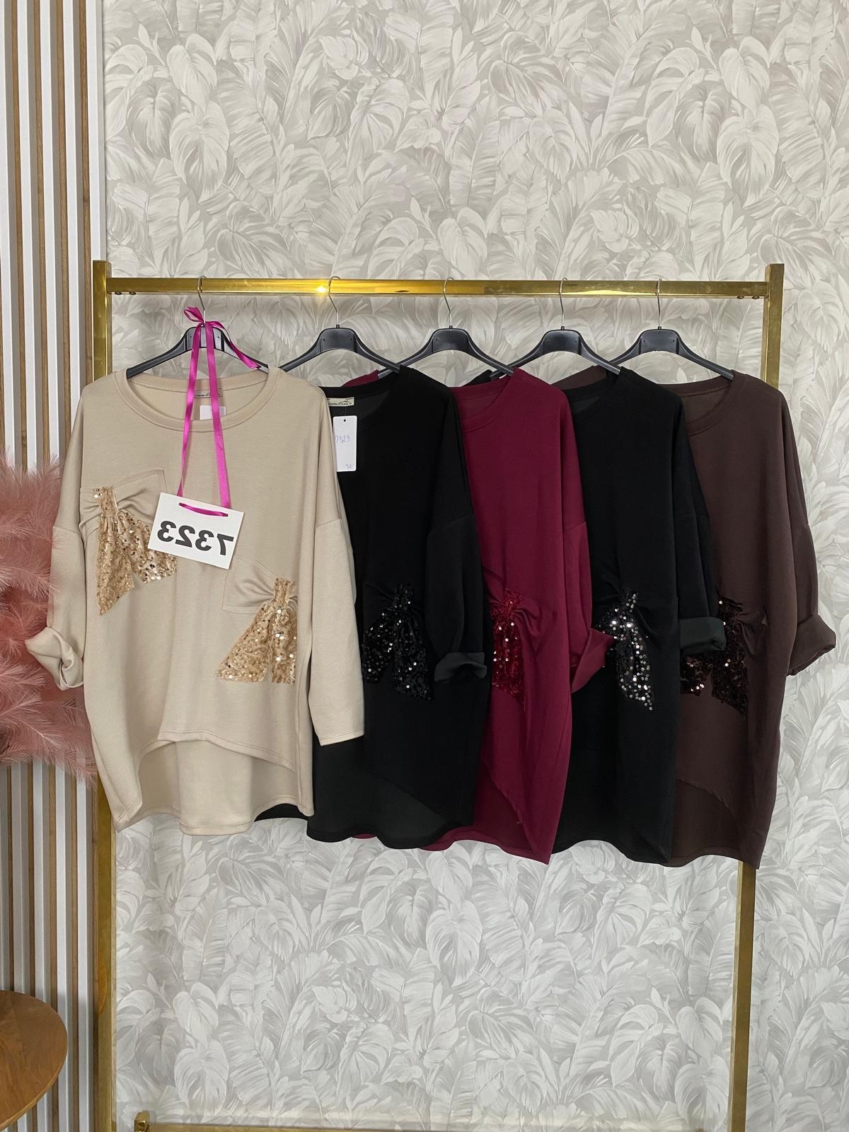 BLUZA KOKARDKI CEKINODORO 7323