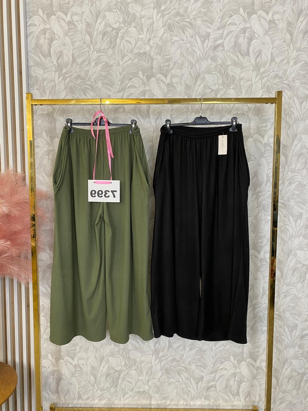 SPODNIE KULOTY BRZOSKWINKA...