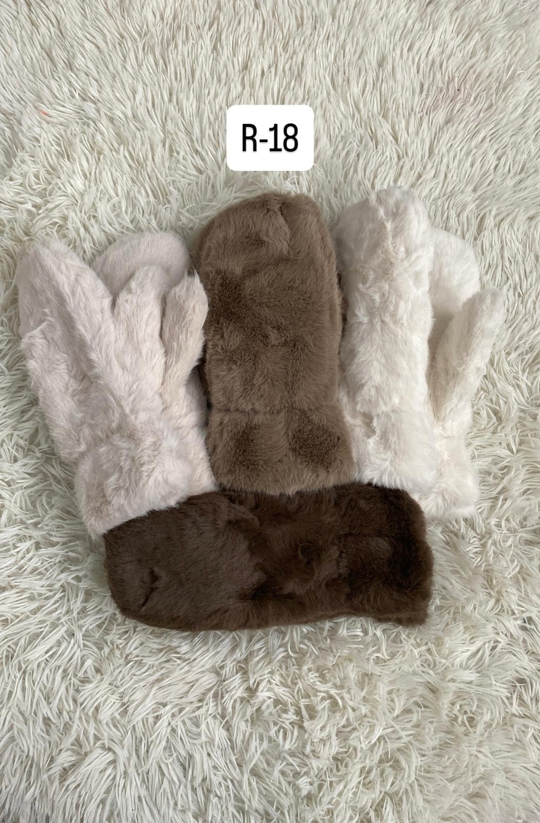 FUTRZANE RĘKAWICZKI R-18