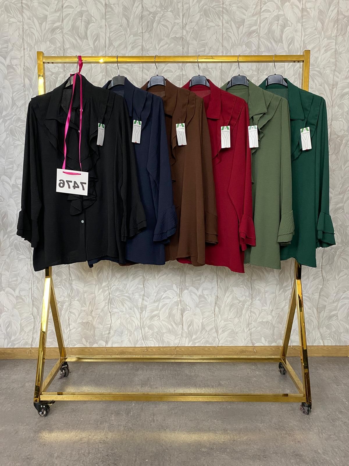 KOSZULA Z ŻABOTEM 7476