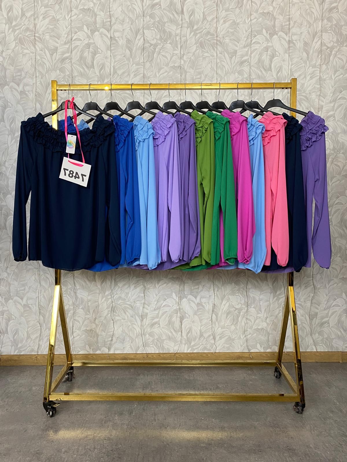 BLUZKA SZYFONOWA BARONOWA 7487