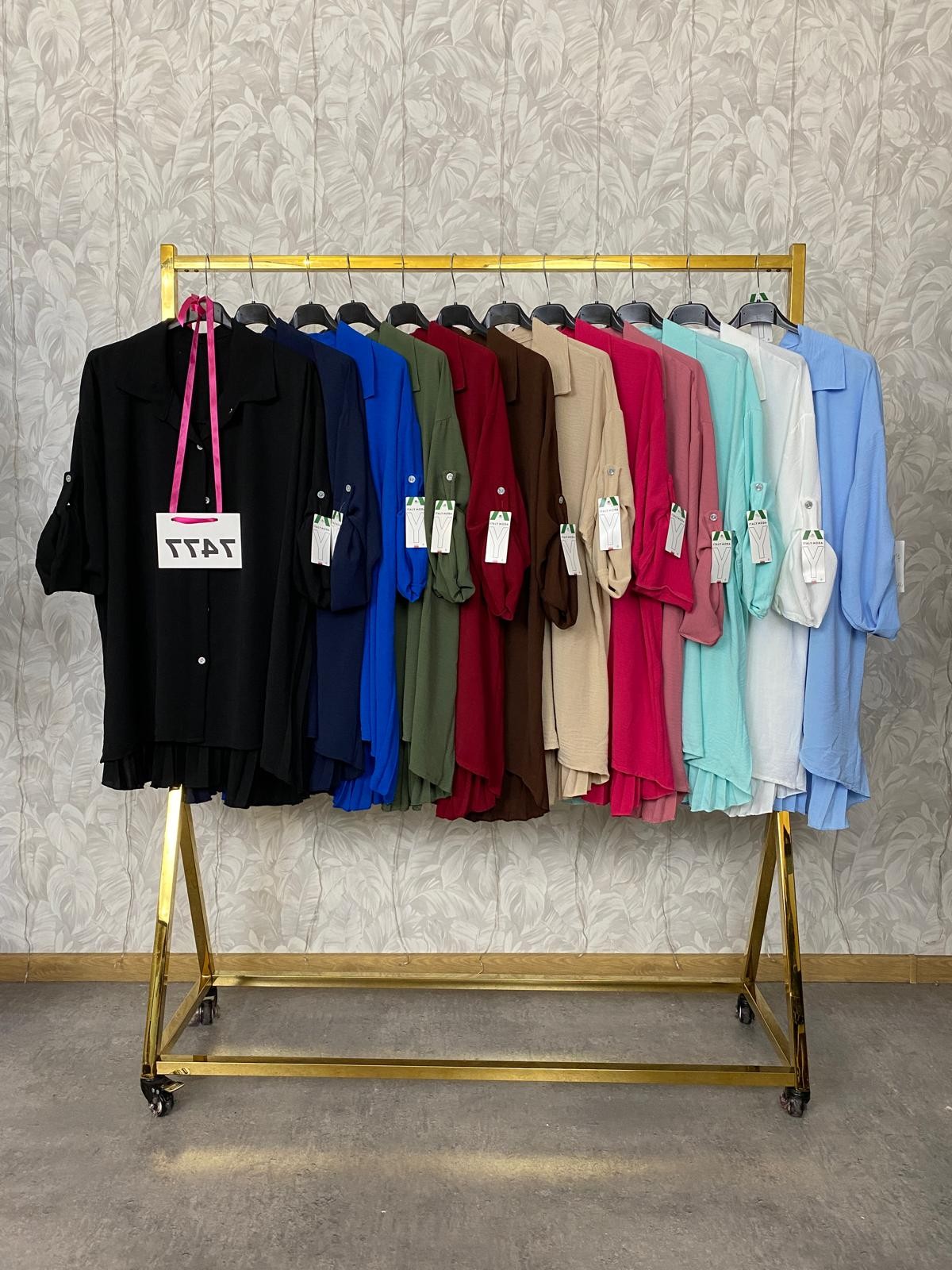 KOSZULA PLISOWANA 7477