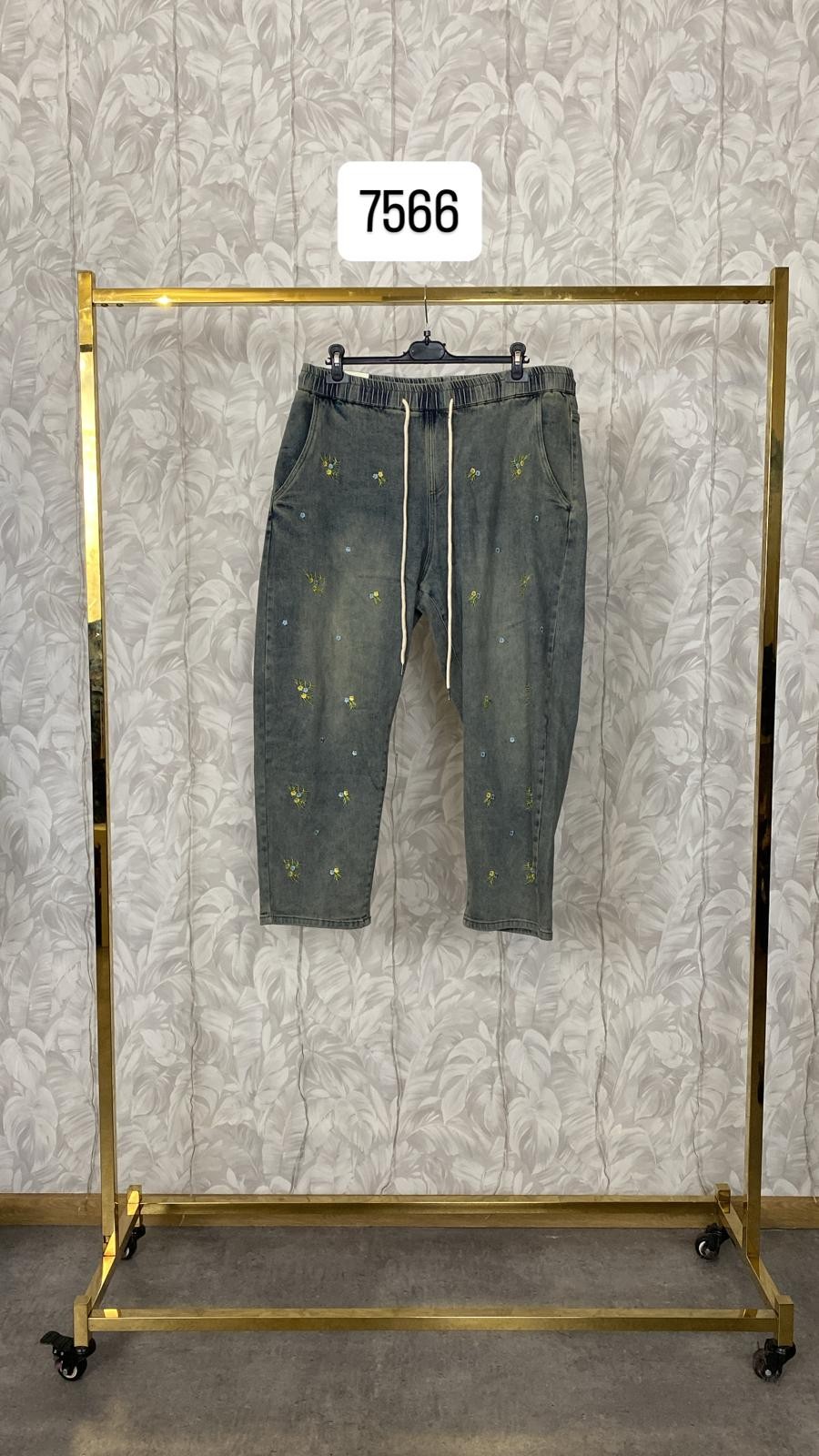 JEANSY 75 KWIATUSZKI 7566