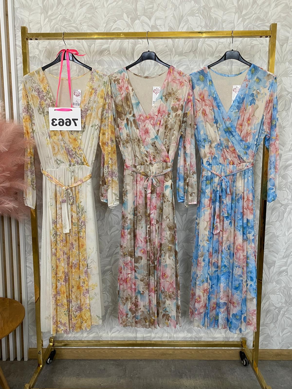 SUKIENKA KWIATOWE MARZNIE 7663