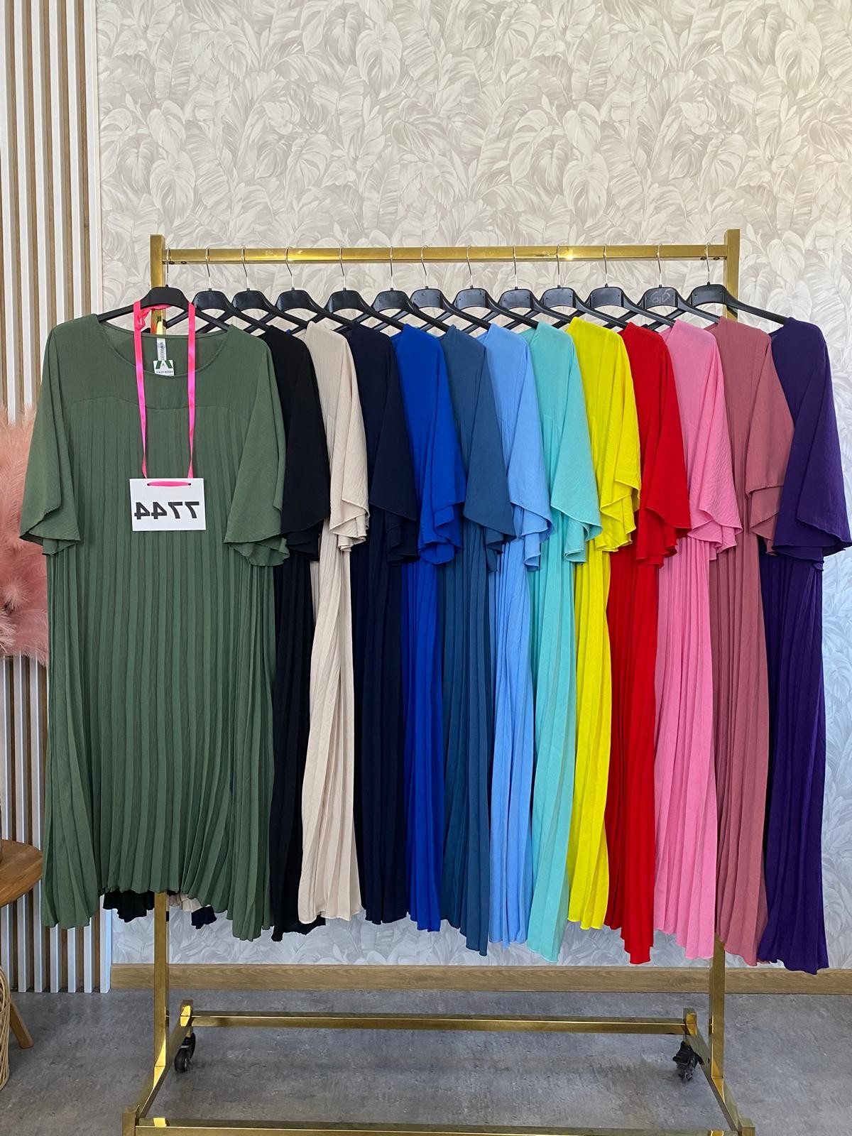 SUKIENKA PLISOWANA 7744