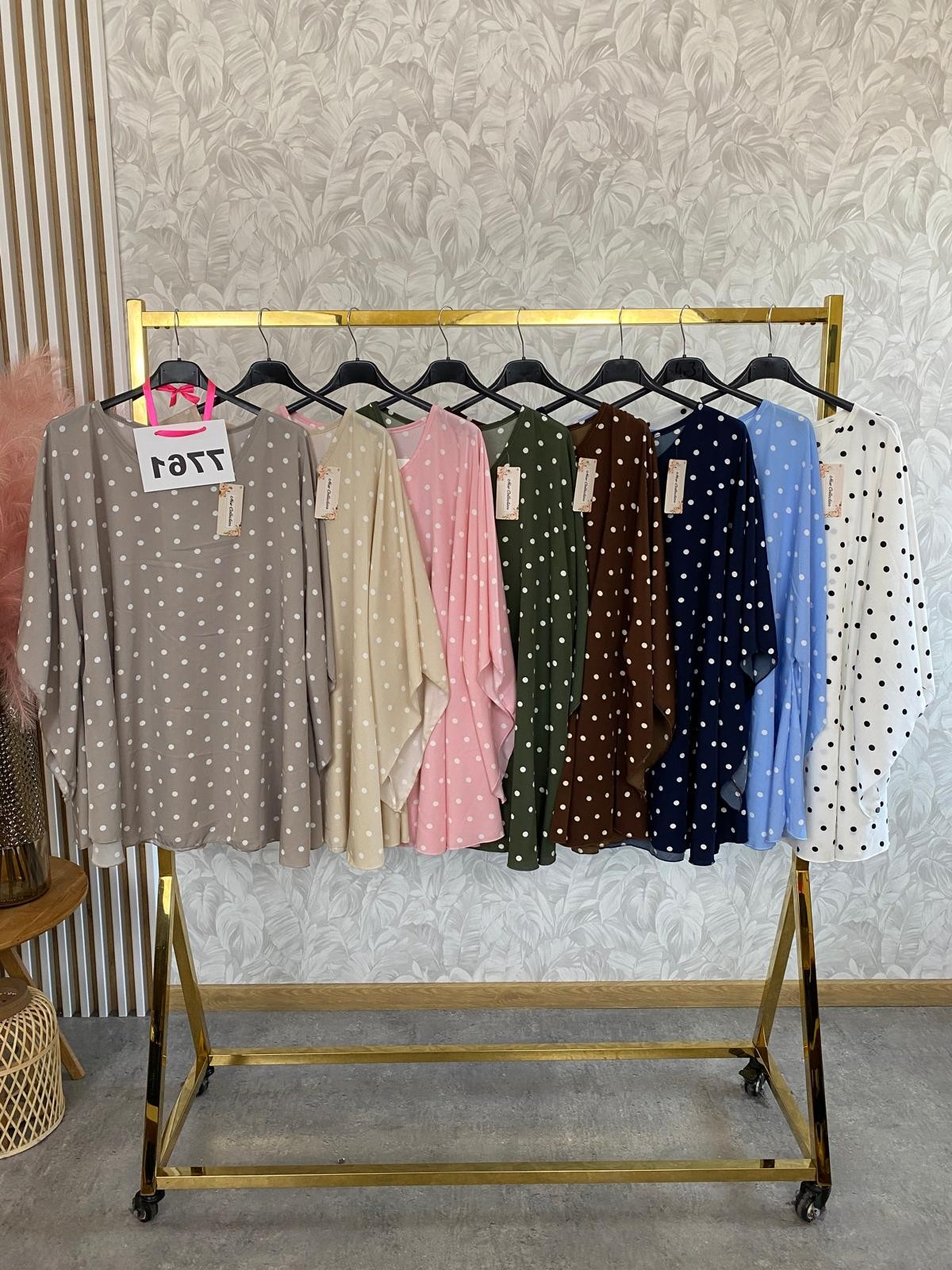 BLUZKA MOTYLEK GROSZKI 7761