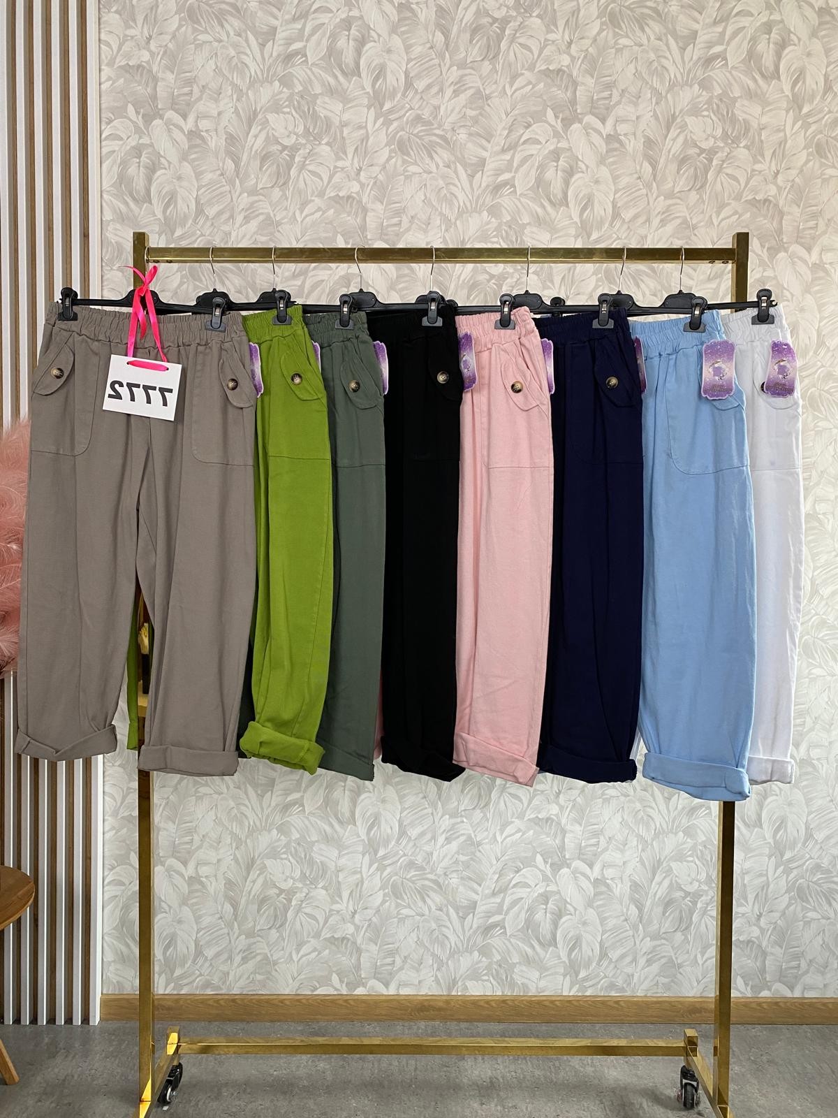 SPODNIE KLASYCZNE JEANS 7772