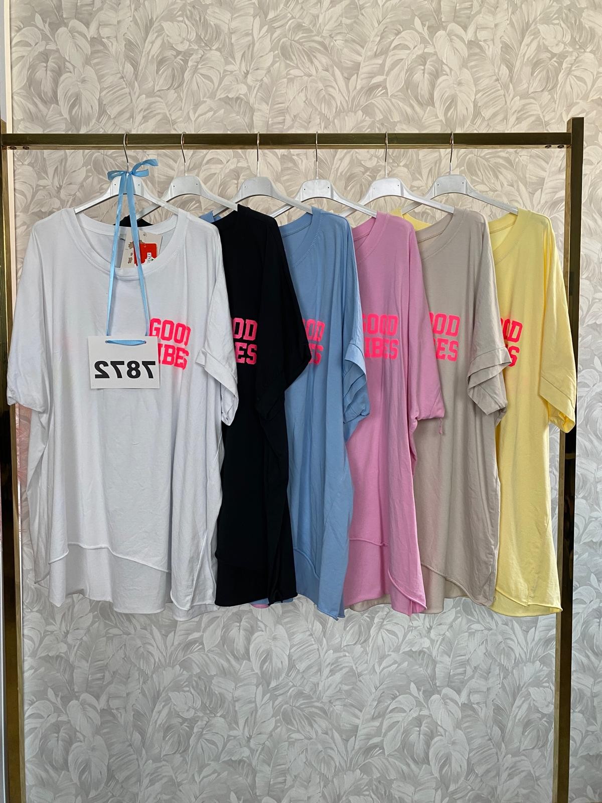 T-SHIRT GOOD VIBES 7872