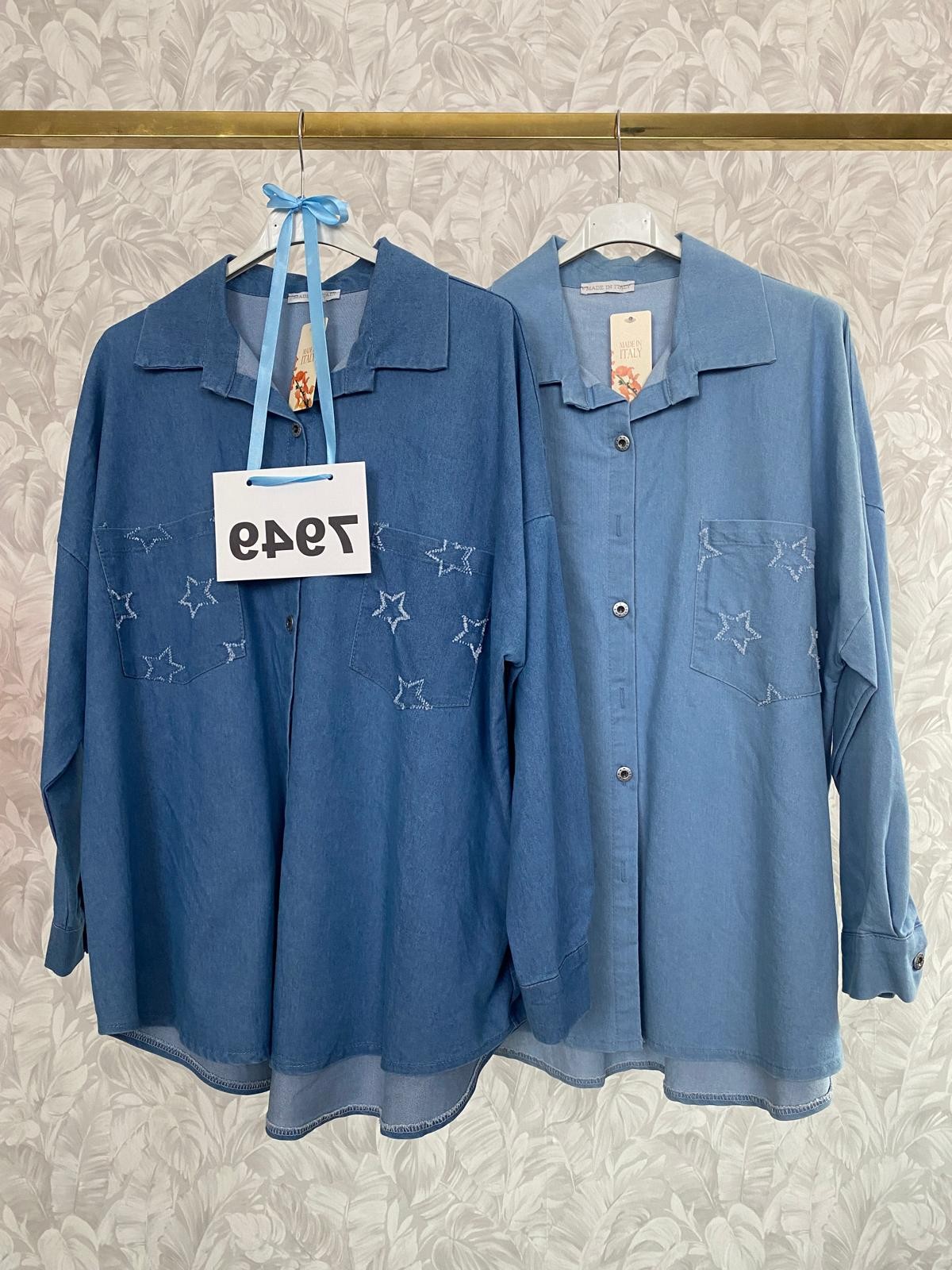 KURTKA JEANS GWIAZDKI 7950