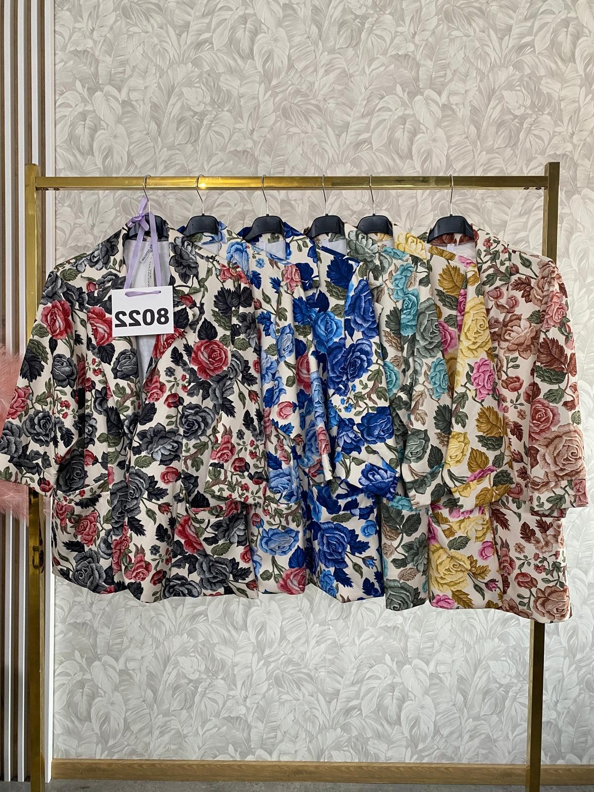 MARYNARKA KWIATY 8022