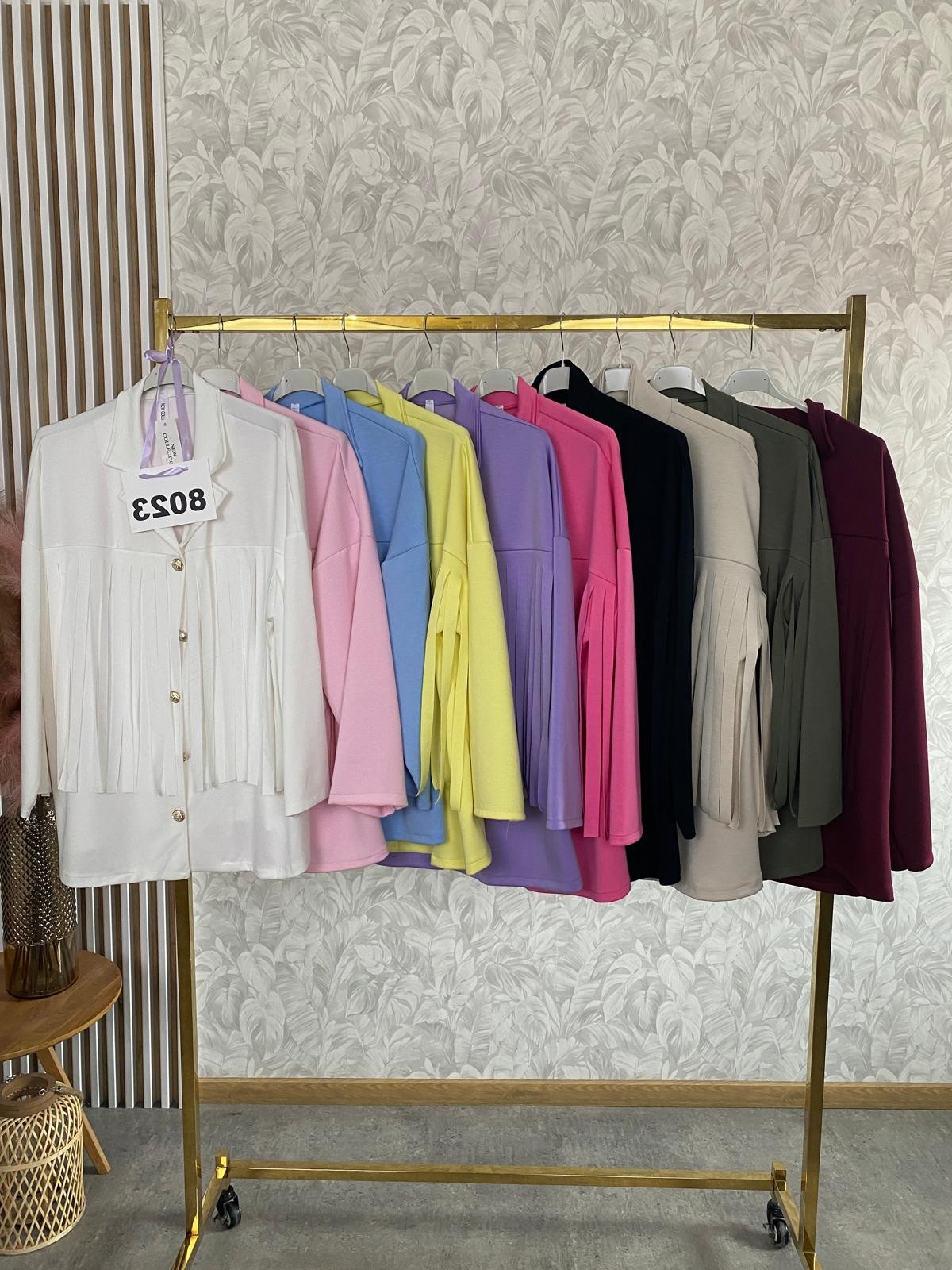 MARYNARKA Z FRĘDZLAMI 8023