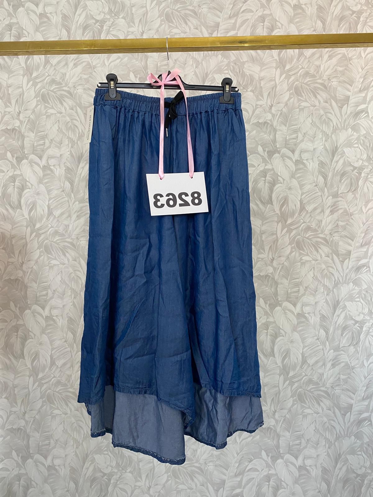 SPÓDNICO-SPODNIE JEANS 8263