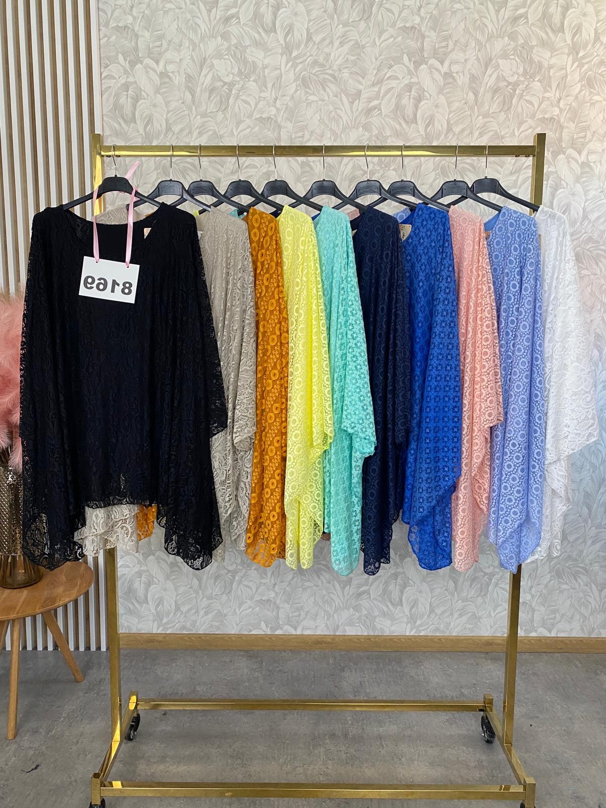 BLUZKA MOTYL KORONKA 8169
